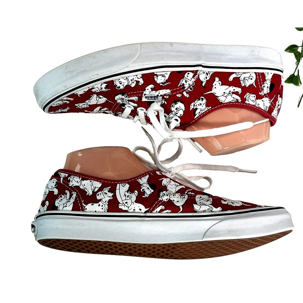Vans Disney 101 Dalmatians Shoes Mens Size 10 Cartoon Puppy Print Sneakers - Picture 10 of 15